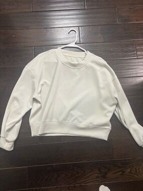 lululemon athletica Cropped Crewneck Sweatshirt - Off-White